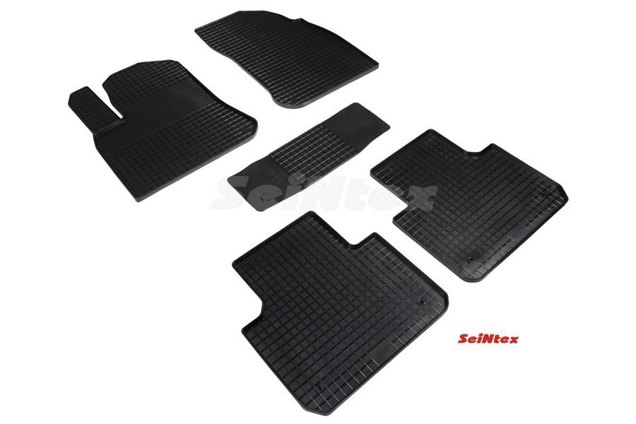 Резиновые коврики с рисунком "сетка" PORSCHE CAYENNE III 2017-н.в., Volkswagen Touareg III 2018-н.в. (комплект) 96104 SEINTEX