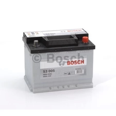 BOSCH Аккумулятор S3 12V 56Ah 480A (-/+) 0092S30050