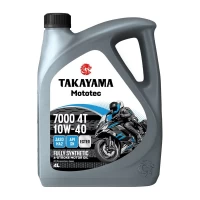 Масло моторное 4T 10W-40 TAKAYAMA Mototec 7000 SN JASO MA-2 (4л) 6056124