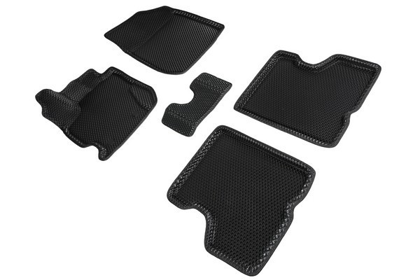 Коврики 3D EVA "РОМБ" Renault Kaptur 4WD 2016-н.в. черные (комплект) 95373 SEINTEX