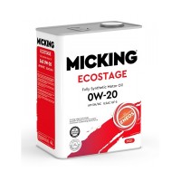 Масло моторное Micking Gasoline Oil MG1 ECOSTAGE 0W-20 SN/RC (4л) OIL5002