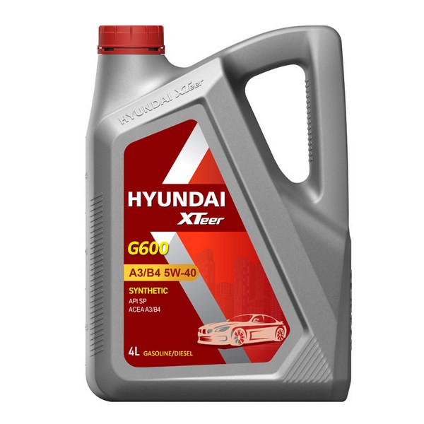 Масло моторное HYUNDAI XTEER G600 A3/B4 5W-40 (4л) 1047002