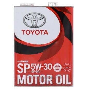 Масло моторное Toyota 5W-30 SP/GF-6A (4л) 0888013705