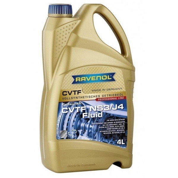 Жидкость трансмиссионная RAVENOL CVTF NS3/J4 Fluid (4л) 1211132-004-01-999