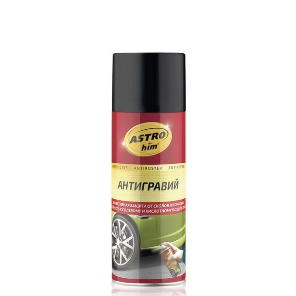 ASTROhim Антигравий, черный, серия Antiruster, аэрозоль, 520 мл AC-477