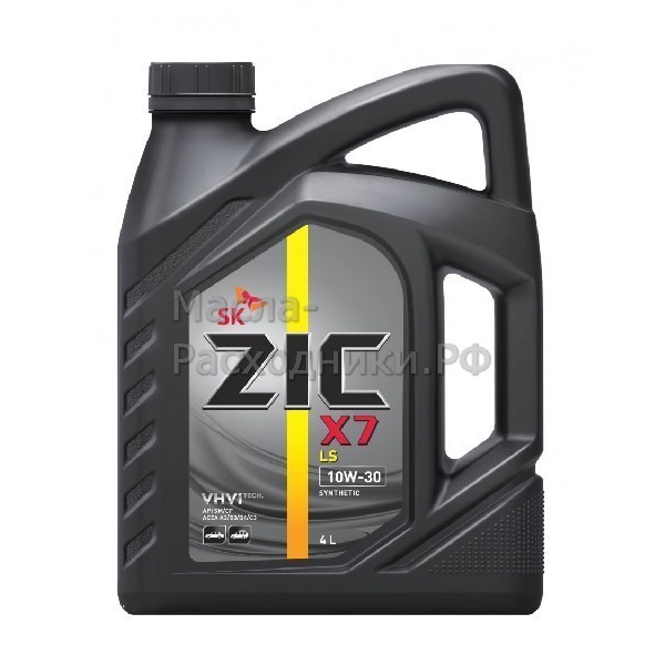 Масло моторное ZIC X7 LS 10W-30 (4л) 162649