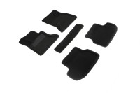SEINTEX Ворсовые 3D коврики BMW 5 Ser F10 2013- Rest черные (комплект) 89649