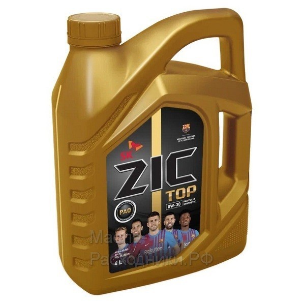 Масло моторное ZIC TOP 0W-30 (4л) 162680