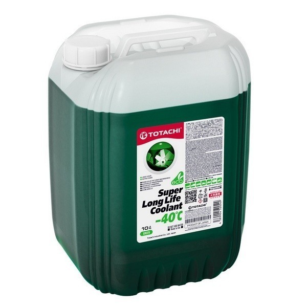 Антифриз TOTACHI SUPER LONG LIFE COOLANT зеленый -40С (10л) 41610