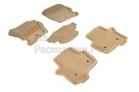 SEINTEX Ворсовые 3D коврики LR DISCOVERY III/IV 2004-2017 бежевые (комплект) 84114