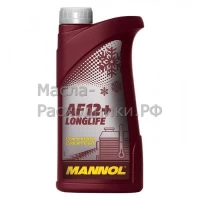 Антифриз MANNOL Longlife AF12+ (концентрат) красный (1л) 2032