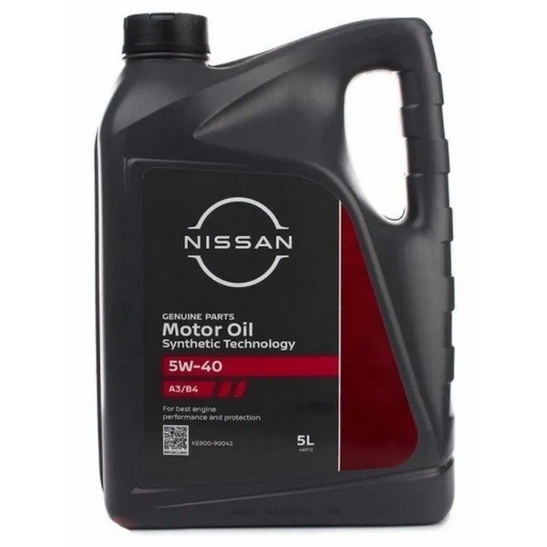 Масло моторное Nissan 5W-40, 5л / KE900-90042R