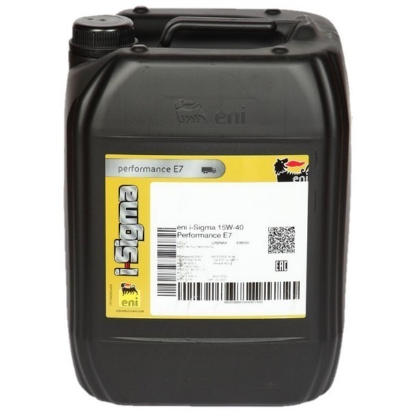 Масло моторное Eni i-Sigma performance E7 15W-40 (20л) 108050