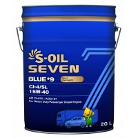 Масло моторное S-oil SEVEN BLUE9 CI-4/SL 15W-40 (20л) E107847 DRAGON