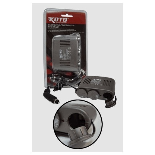 KOTO Разветвитель прикуривателя (3 гнезда) BMS-003