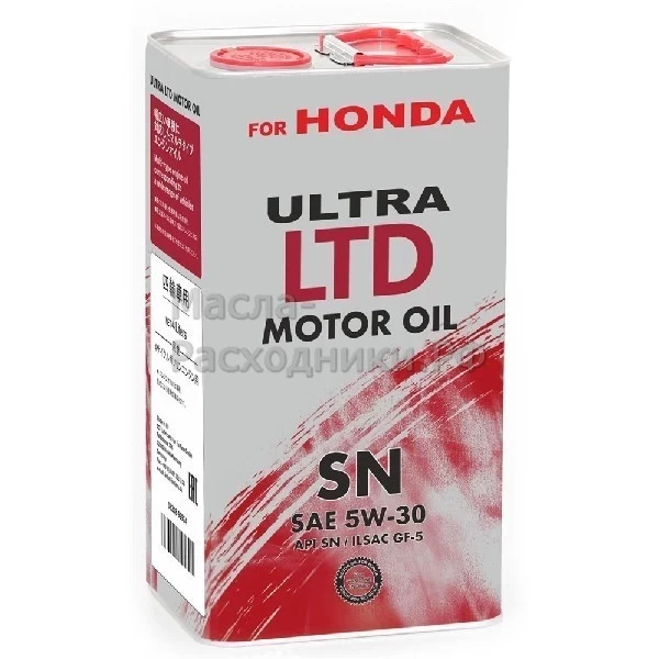 Масло моторное Honda Ultra LTD 5W-30 SN (4л) (FANFARO) FF67104AMetal