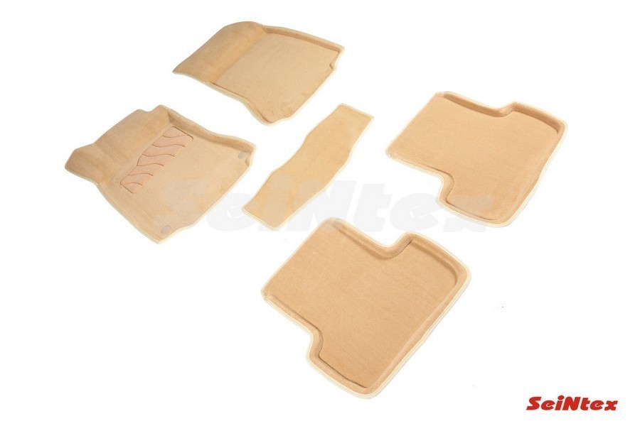 SEINTEX Ворсовые 3D коврики MERCEDES BENZ GLA/A-CLASS W 176 2014- бежевые (комплект) 91108