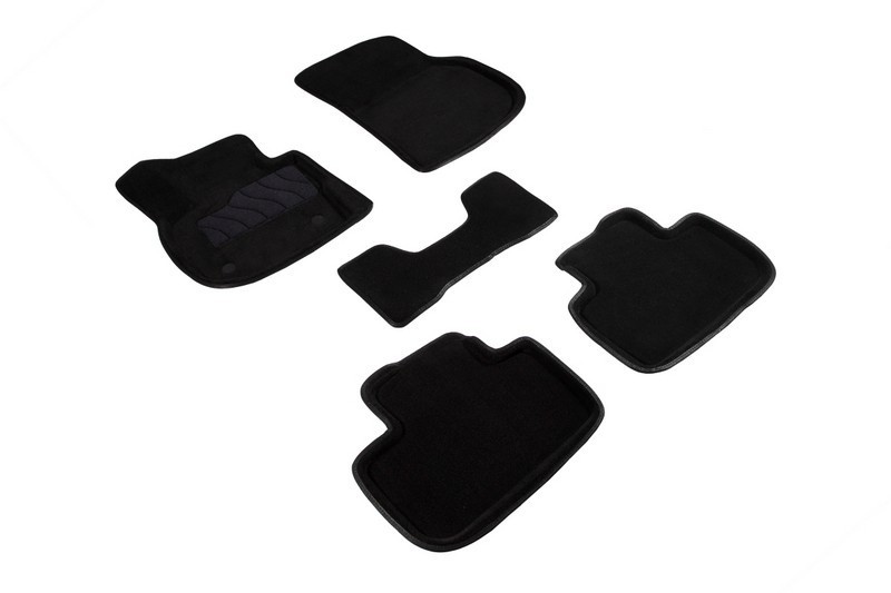 SEINTEX Ворсовые 3D коврики BMW X3 G-01 2017- / X4 G-02 2018-н.в. черные (комплект) 90246