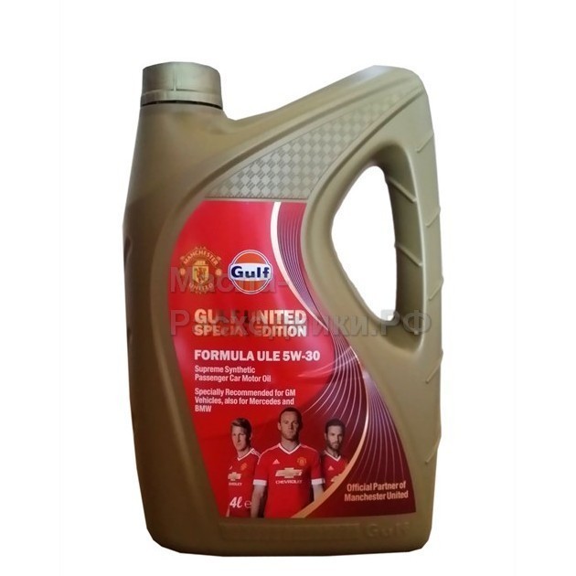 Моторное масло GULF UNITED Formula ULE 5W-30 (4л) / 5056004143729