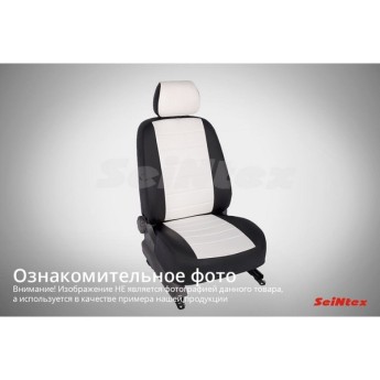 SEINTEX Чехлы на Toyota Hilux 2011-2015 ПИКАП белый (Экокожа) комплект (87418)