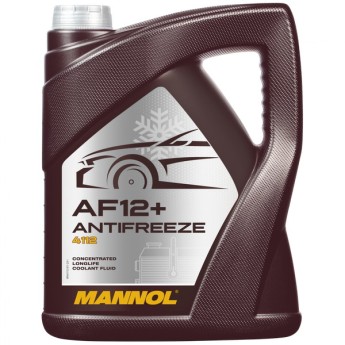 Антифриз MANNOL Longlife AF12+ (концентрат) красный (5л) 2033
