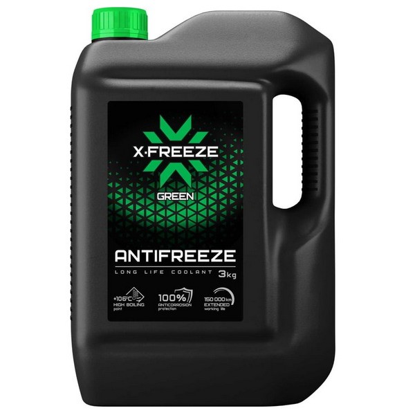 Антифриз X-FREEZE Green (зеленый) (3кг) 430206094