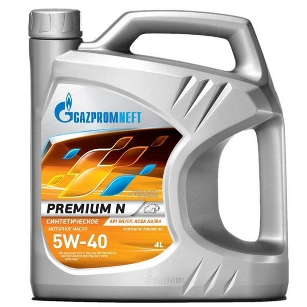 Масло моторное Газпромнефть Premium N 5W-40 SN/CF (4л) 2389900144