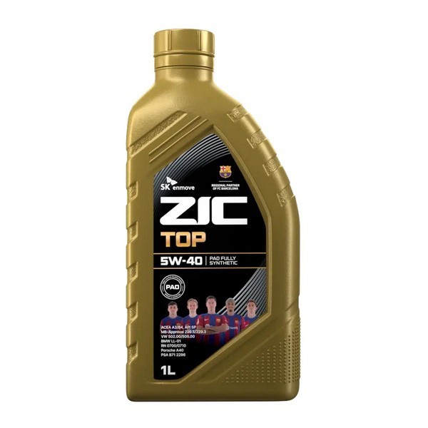Масло моторное ZIC TOP 5W-40 (1л) 132682