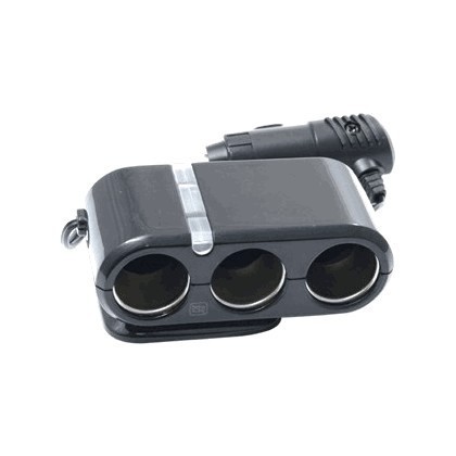 KIOKI Разветвитель прикуривателя (3 гнезда) CKP-003 (поворотный)