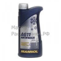 Антифриз Mannol Longterm Antifreeze AG11 (синий) Концентрат (1л) 2030
