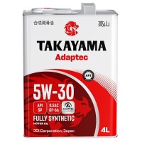 Масло моторное TAKAYAMA Adaptec 5W-30 GF-6A SP (АКЦИЯ 4л+1л) 101942