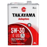 Масло моторное TAKAYAMA Adaptec 5W-30 GF-6A SP (АКЦИЯ 4л+1л) 101942