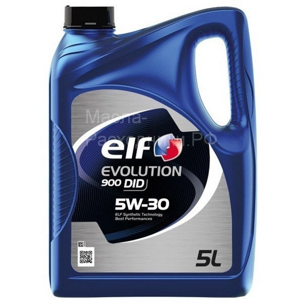 Масло моторное ELF EVOLUTION 900 DID 5W-30 (5л) 213915