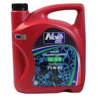 Масло трансмиссионное NORD OIL GL-5/GL-4 75W-90 (4л) NRT005