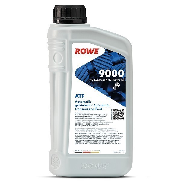 Масло для АКПП ROWE HIGHTEC ATF 9000, DEXRON IIIH, 1л