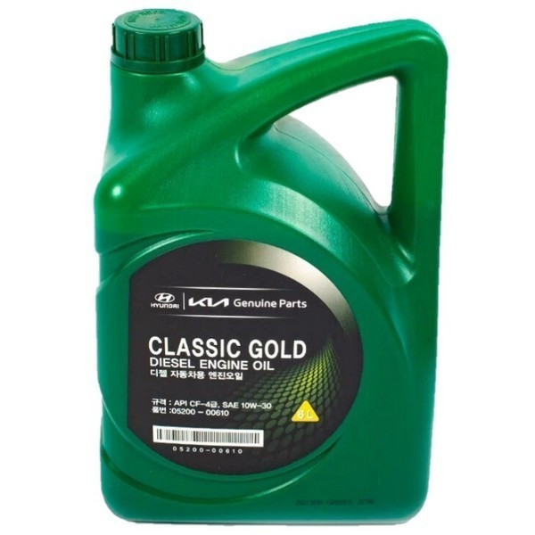 Hyundai-KIA Масло моторное Classic Gold Diesel 10W-30 (6л) 0520000610
