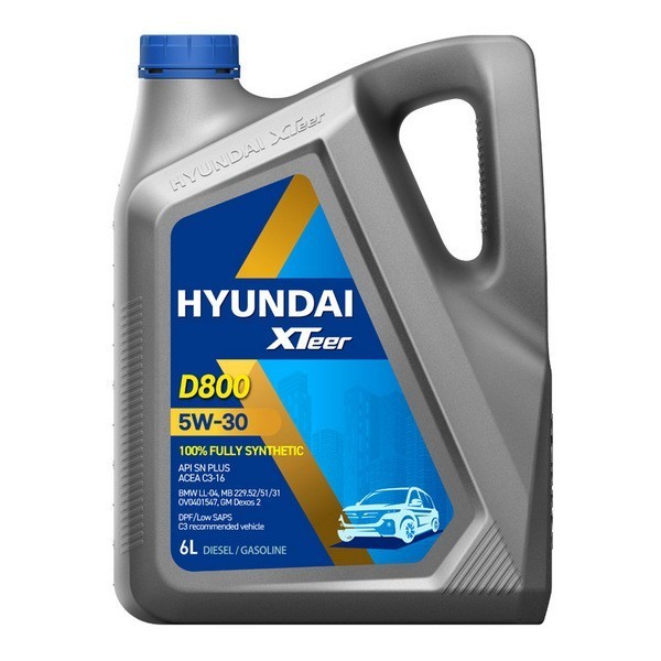 HYUNDAI Xteer D800 C3 5W-30 Масло моторное (6л) / 1061001