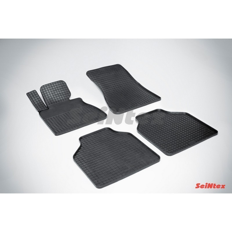 Коврики резиновые с рисунком "Сетка" BMW 7 Ser E-66L 2001-2008 (комплект) SEINTEX 00982