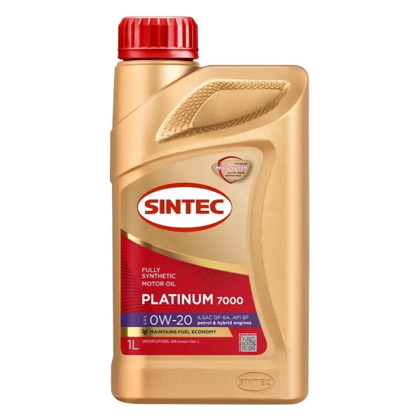 Масло моторное 0W-20 SINTEC PLATINUM 7000 SP GF-6A (1л) 600162