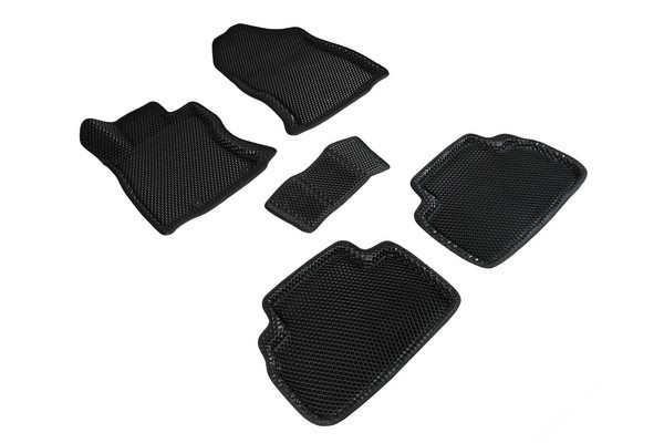 Коврики 3D EVA "РОМБ" Subaru Forester V 2018-н.в. черные (комплект) 95342 SEINTEX