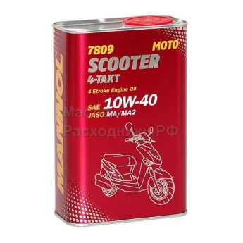 Масло моторное MANNOL 7809 Scooter 4-Takt 10W-40 (1л) 6009