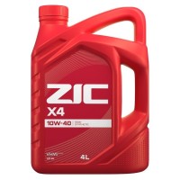 Масло моторное ZIC Х4 10W-40 (4л) 162766 Масло моторное ZIC Х4 10W-40 (4л) 162766