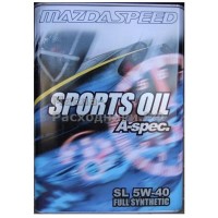 Масло моторное Mazda SPEED SPORTS OIL A-spec 5W-40 (4л) / K004W0021