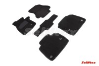 SEINTEX Ворсовые 3D коврики LEXUS LS500 V 4WD черные (комплект) 92307