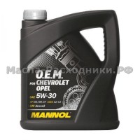 Масло моторное MANNOL O.E.M. for CHEVROLET OPEL 5W-30 (4л) 1077