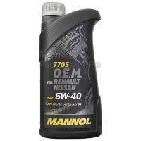 Масло моторное MANNOL O.E.M. for RENAULT NISSAN 5W-40 (1л) 1088